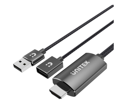 Kabel i złączka UNITEK Kabel HDMI - USB (smartfon do TV/monitora) M1104A